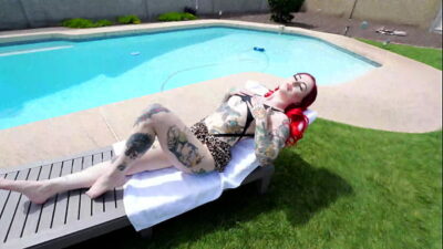 Tattooed Slut Loveless Has A Cum-Hungry Mouth