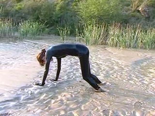 Cute brunette Emma secretly masturbates with vibrant pleasure in her bedroom