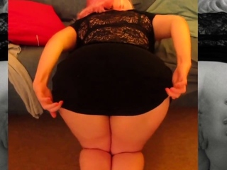 British MILF Teases in Pink Wig for Anal