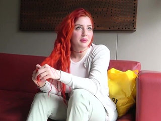Cute Pale Redhead Amateur Latina Fucked