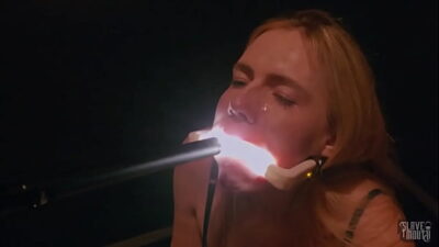 Deranged filth loving girl, Rebel Rhyder, gets frozen cum bukkake — filmed with probe lens!