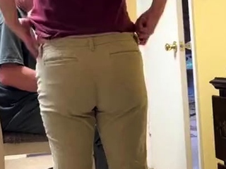 Erika Otk spanking in tight khakis