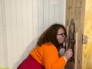 Glory Hole Blowjobs and Brunettes