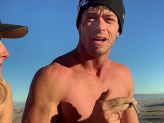 Hot babe Sophie Paris having horny solo toy masturbation