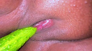 Hot Single Girl puts cucumber in her pussy, She Want A Boyfriend To Fuck Her – Pussy Destroy Fucking