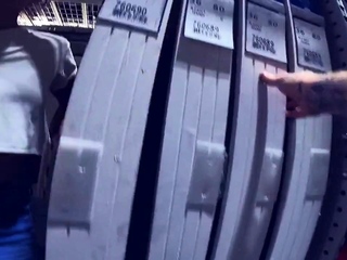 Public BJ in Hardware Store – Facial Finish!