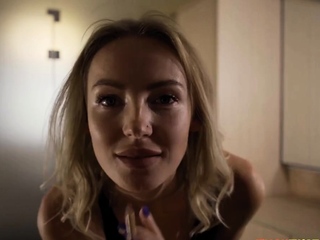 Sexy Blonde Teen’s BDSM Try-On Haul