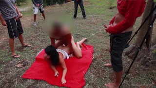 SHOOTING STOPPED DURING MASS FUCK! NEVER HAPPENED BEFORE!