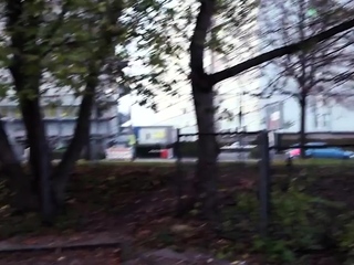 stunning inked slut doggystyled outdoor